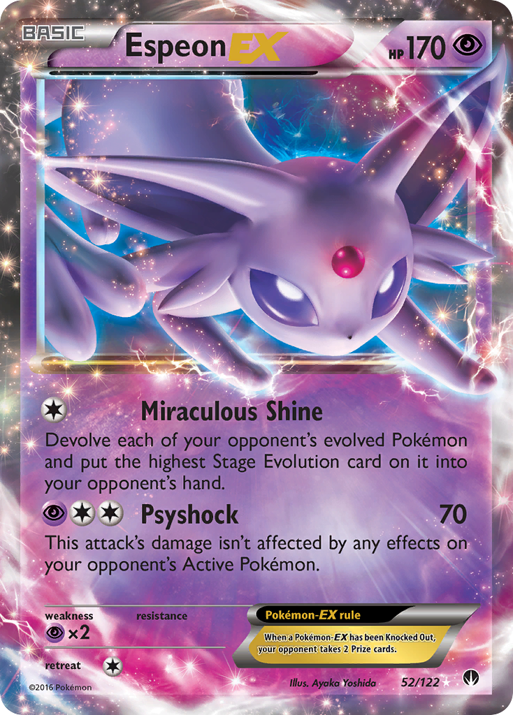 Espeon EX (52/122) [XY: BREAKpoint] | All Aboard Games