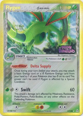 Flygon (7/110) (Delta Species) (Stamped) [EX: Holon Phantoms] | All Aboard Games