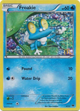 Froakie (4/12) [McDonald's Promos: 2014 Collection] | All Aboard Games