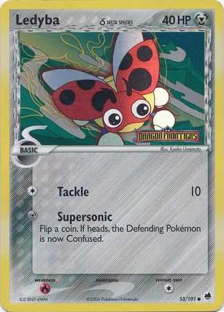 Ledyba (53/101) (Delta Species) (Stamped) [EX: Dragon Frontiers] | All Aboard Games