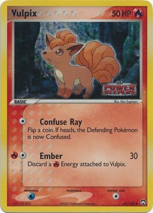 Vulpix (69/108) (Stamped) [EX: Power Keepers] | All Aboard Games