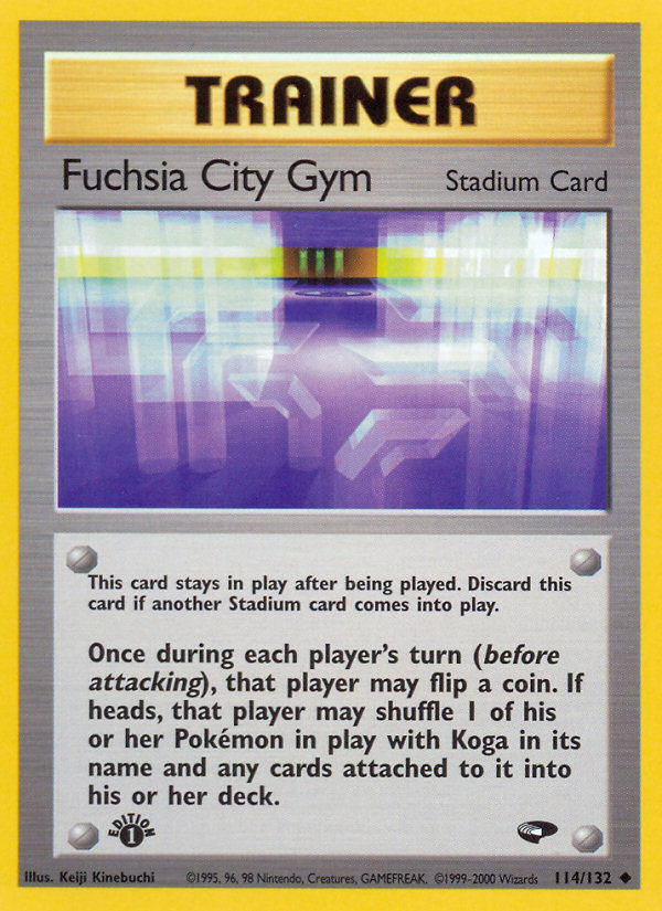 Fuchsia City Gym (114/132) [Gym Challenge 1st Edition] | All Aboard Games
