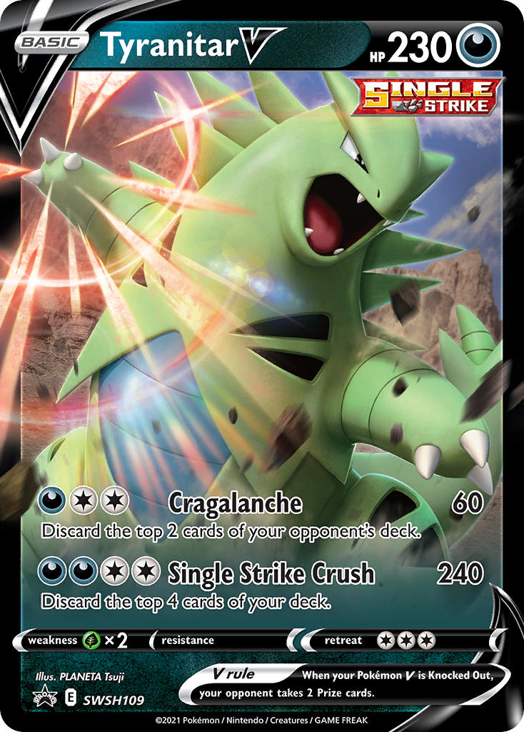 Tyranitar V (SWSH109) [Sword & Shield: Black Star Promos] | All Aboard Games