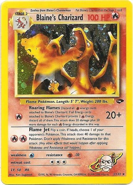 Blaine's Charizard (2/132) [Gym Challenge Unlimited] | All Aboard Games