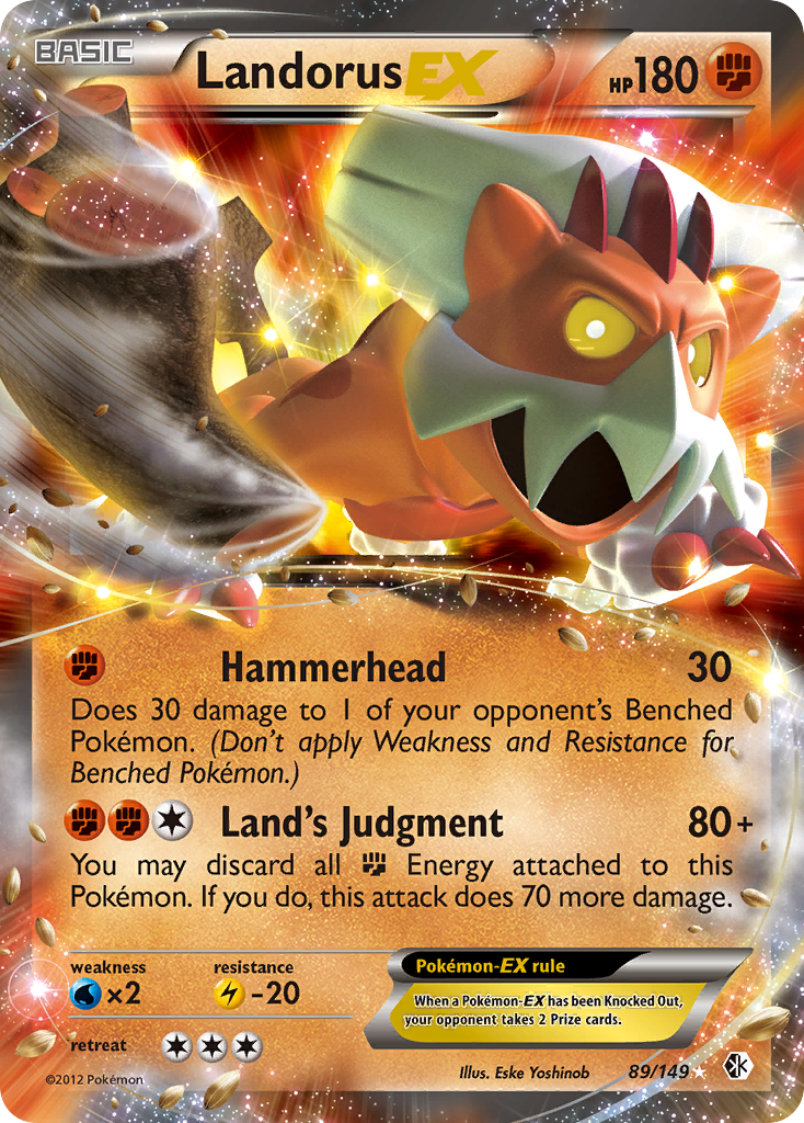 Landorus EX (89/149) [Black & White: Boundaries Crossed] | All Aboard Games