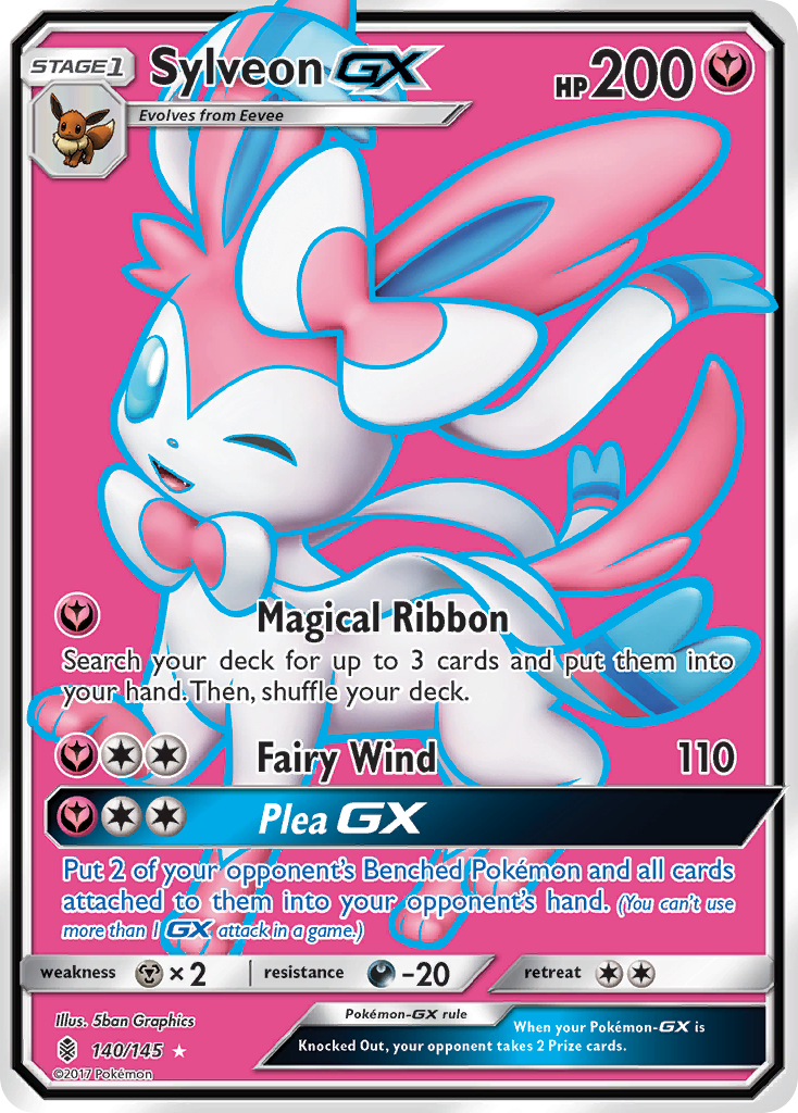 Sylveon GX (140/145) [Sun & Moon: Guardians Rising] | All Aboard Games