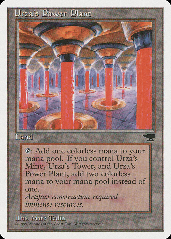 Urza's Power Plant (Red Columns) [Chronicles] | All Aboard Games