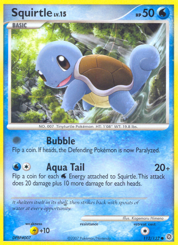 Squirtle (112/132) [Diamond & Pearl: Secret Wonders] | All Aboard Games