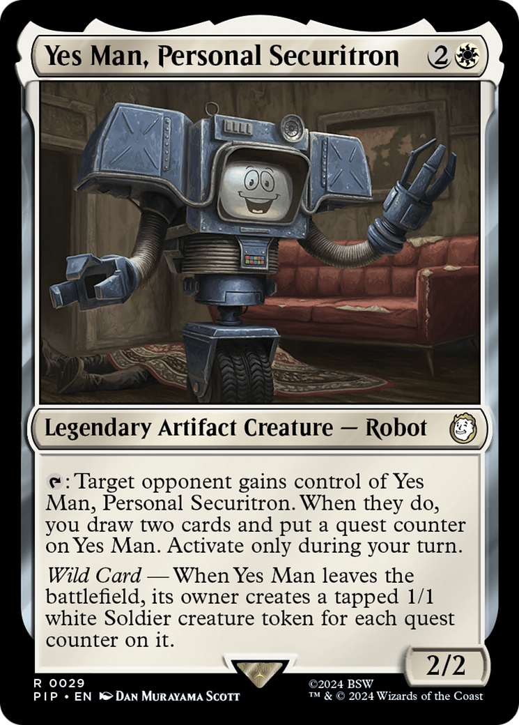 Yes Man, Personal Securitron [Fallout] | All Aboard Games