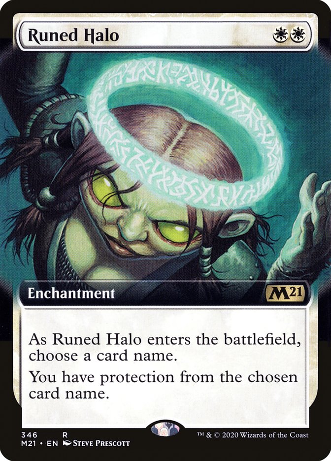 Runed Halo (Extended) [Core Set 2021] | All Aboard Games