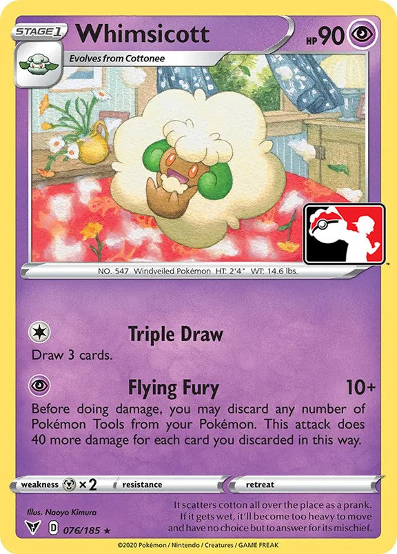 Whimsicott (076/185) [Prize Pack Series One] | All Aboard Games
