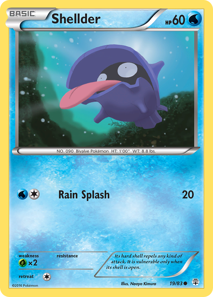 Shellder (19/83) [XY: Generations] | All Aboard Games