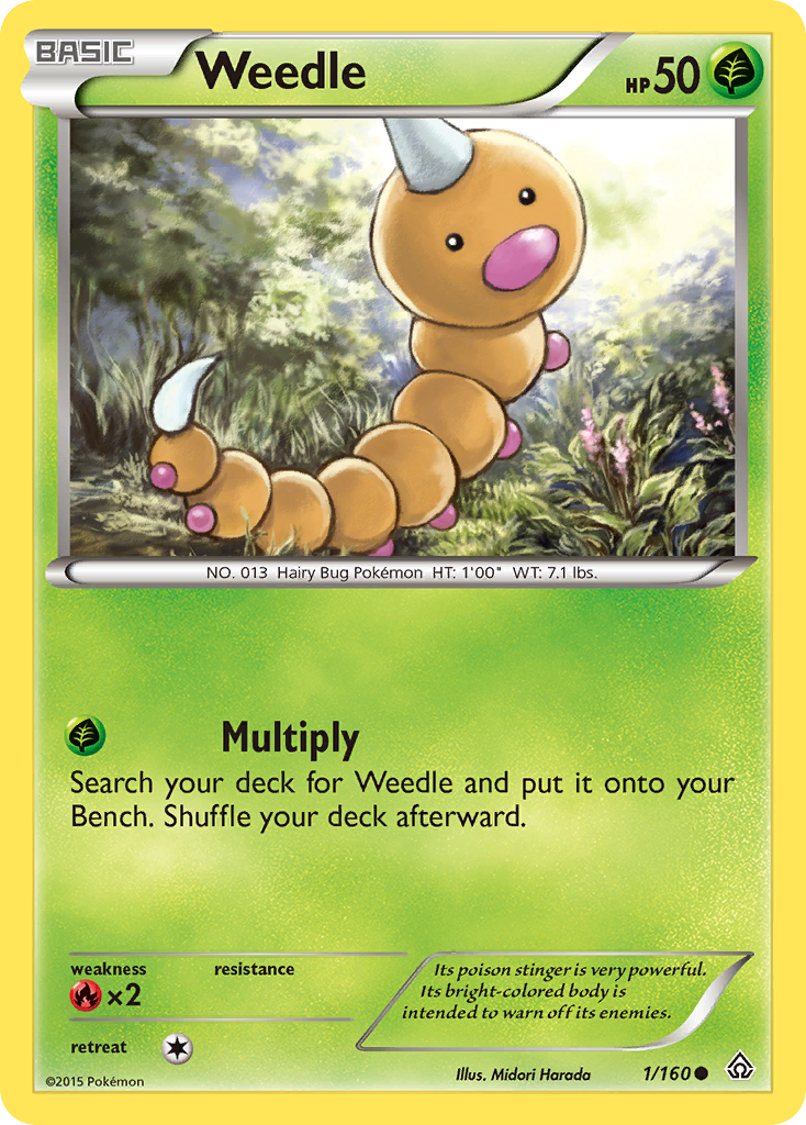 Weedle (1/160) [XY: Primal Clash] | All Aboard Games
