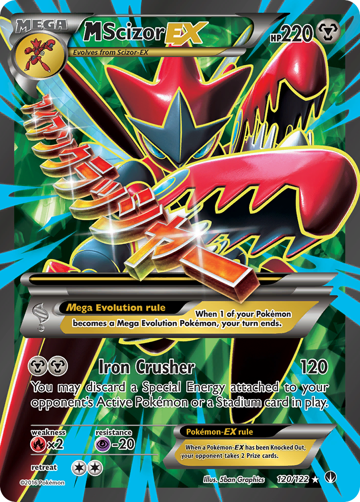 M Scizor EX (120/122) [XY: BREAKpoint] | All Aboard Games