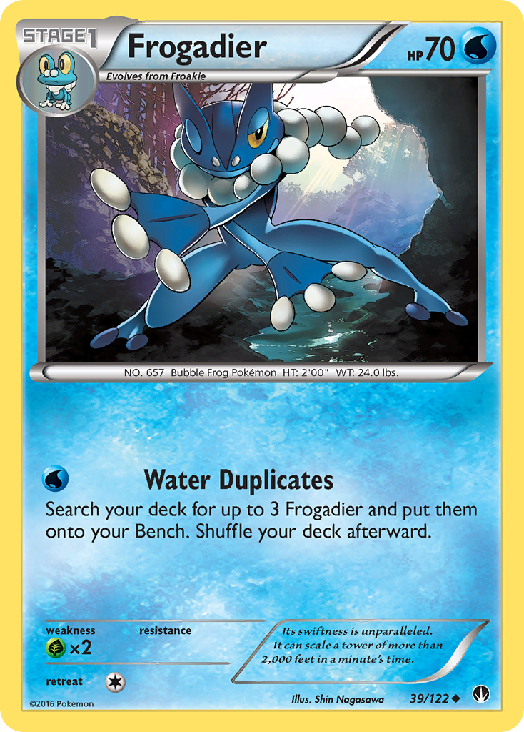 Frogadier (39/122) [XY: BREAKpoint] | All Aboard Games