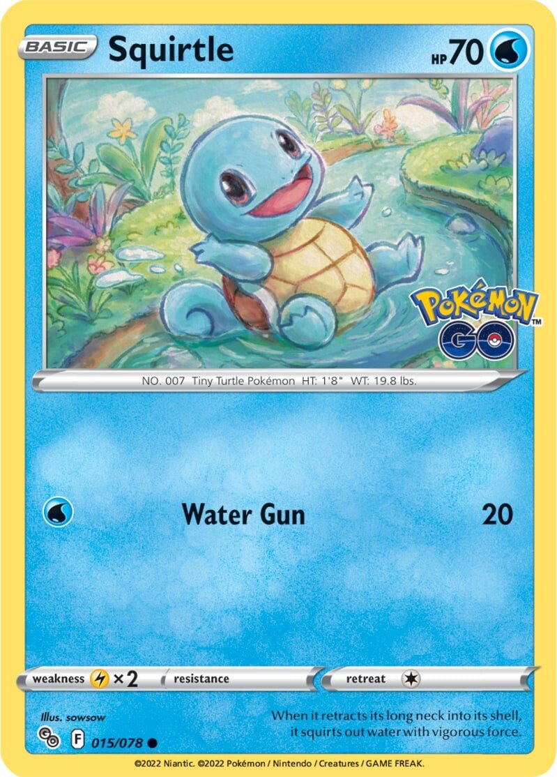 Squirtle (015/078) [Pokémon GO] | All Aboard Games