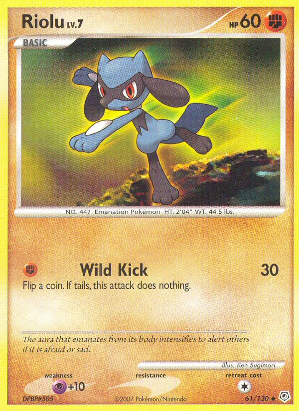 Riolu (61/130) [Diamond & Pearl: Base Set] | All Aboard Games