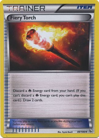 Fiery Torch (89/106) (Sheen Holo Pyroar Collection Exclusive) [XY: Flashfire] | All Aboard Games