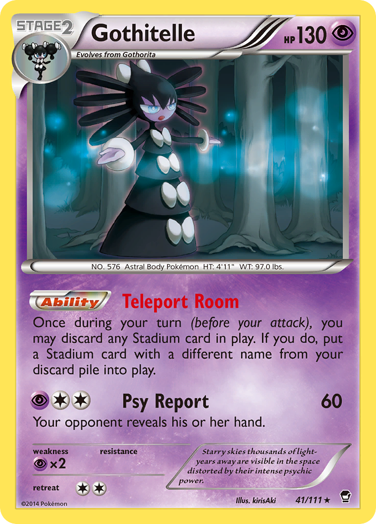 Gothitelle (41/111) [XY: Furious Fists] | All Aboard Games