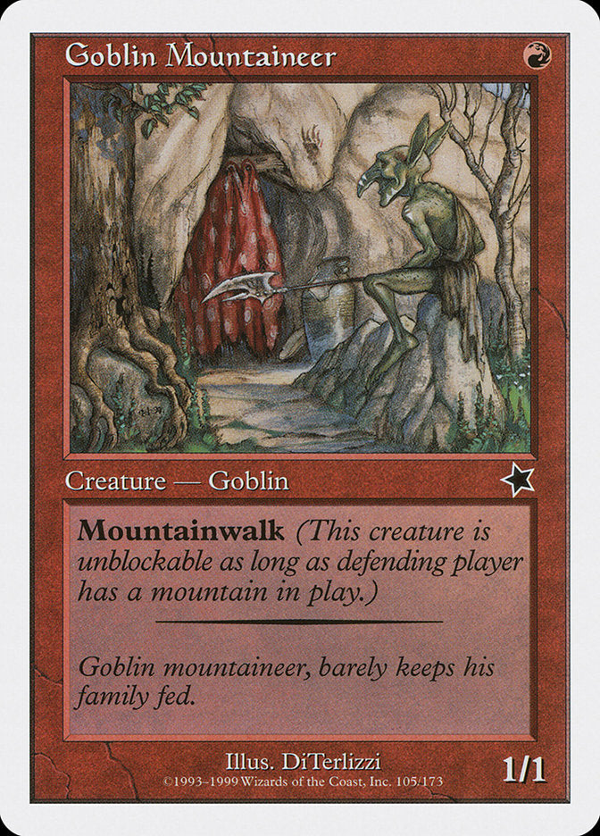 Goblin Mountaineer [Starter 1999] | All Aboard Games