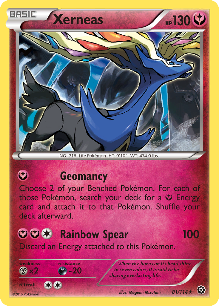 Xerneas (81/114) [XY: Steam Siege] | All Aboard Games