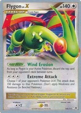 Flygon LV.X (105/111) (Stallgon - David Cohen) [World Championships 2009] | All Aboard Games