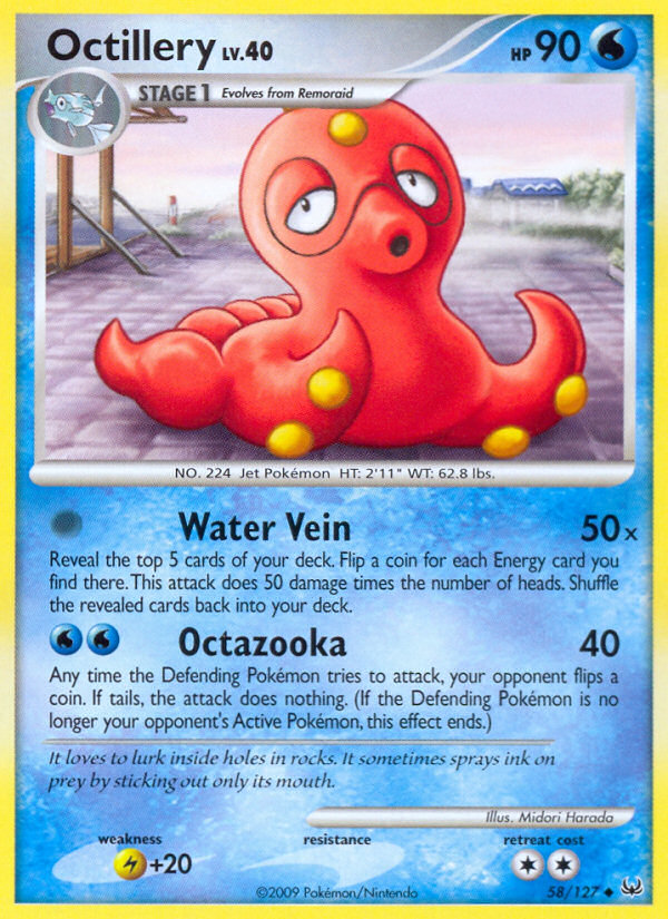 Octillery (58/127) [Platinum: Base Set] | All Aboard Games