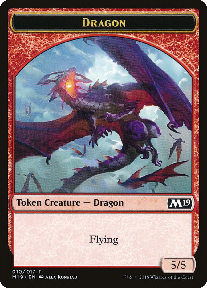 Dragon (010/017) [Core Set 2019 Tokens] | All Aboard Games