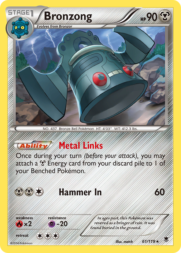 Bronzong (61/119) [XY: Phantom Forces] | All Aboard Games