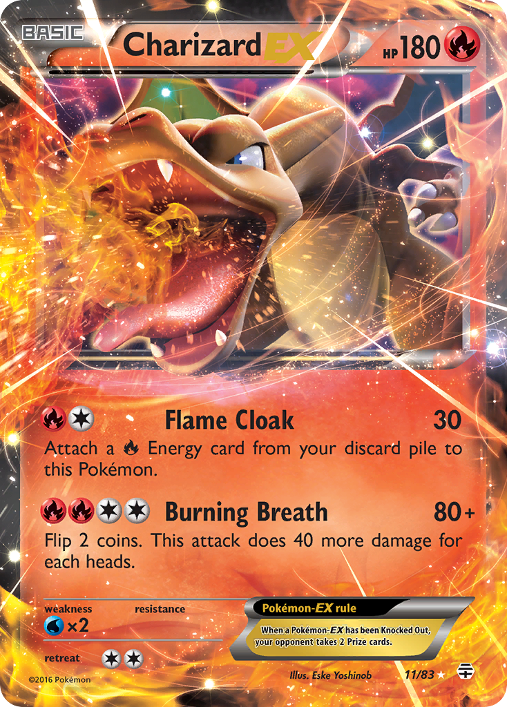 Charizard EX (11/83) [XY: Generations] | All Aboard Games