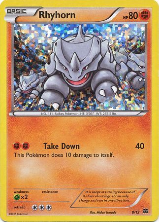 Rhyhorn (8/12) [McDonald's Promos: 2015 Collection] | All Aboard Games