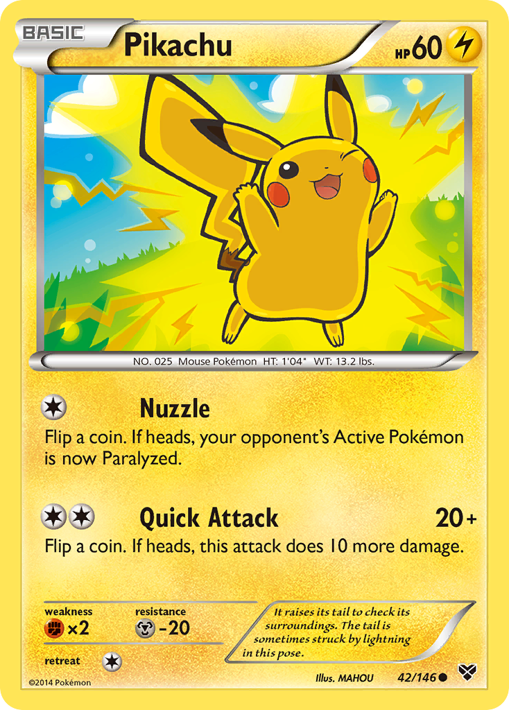 Pikachu (42/146) [XY: Base Set] | All Aboard Games