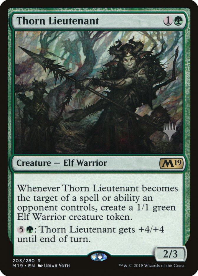 Thorn Lieutenant (Promo Pack) [Core Set 2019 Promos] | All Aboard Games