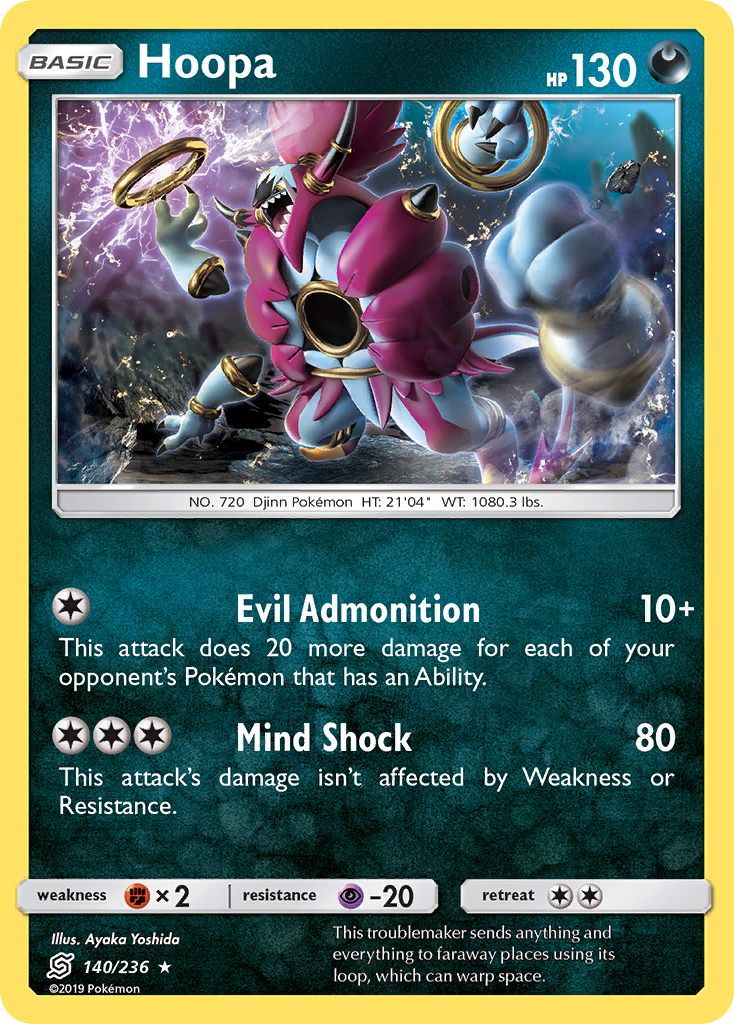 Hoopa (140/236) [Sun & Moon: Unified Minds] | All Aboard Games