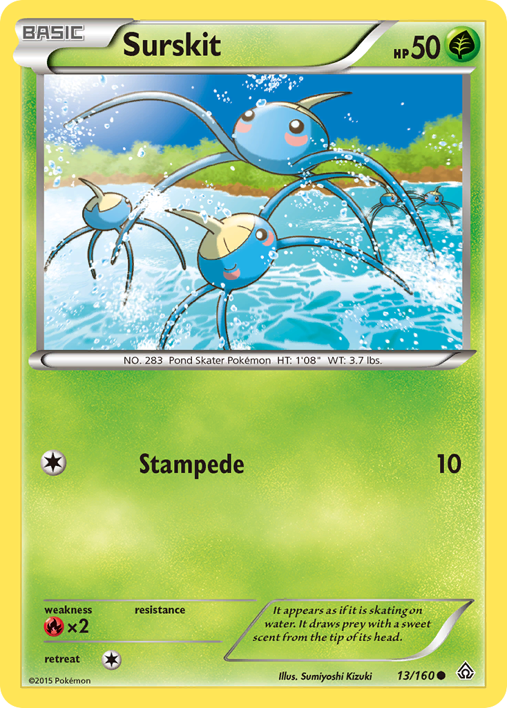 Surskit (13/160) [XY: Primal Clash] | All Aboard Games