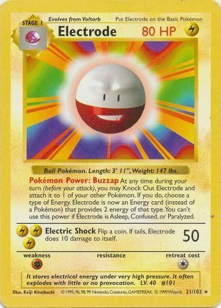 Electrode (21/102) [Base Set Shadowless Unlimited] | All Aboard Games
