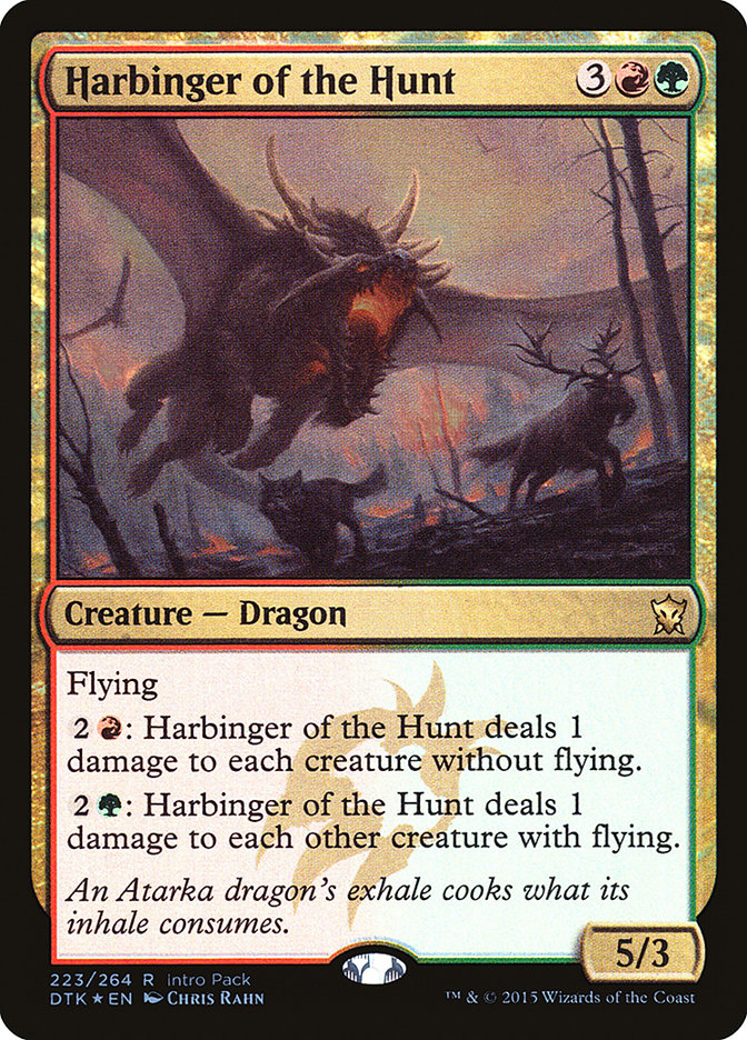 Harbinger of the Hunt (Intro Pack) [Dragons of Tarkir Promos] | All Aboard Games