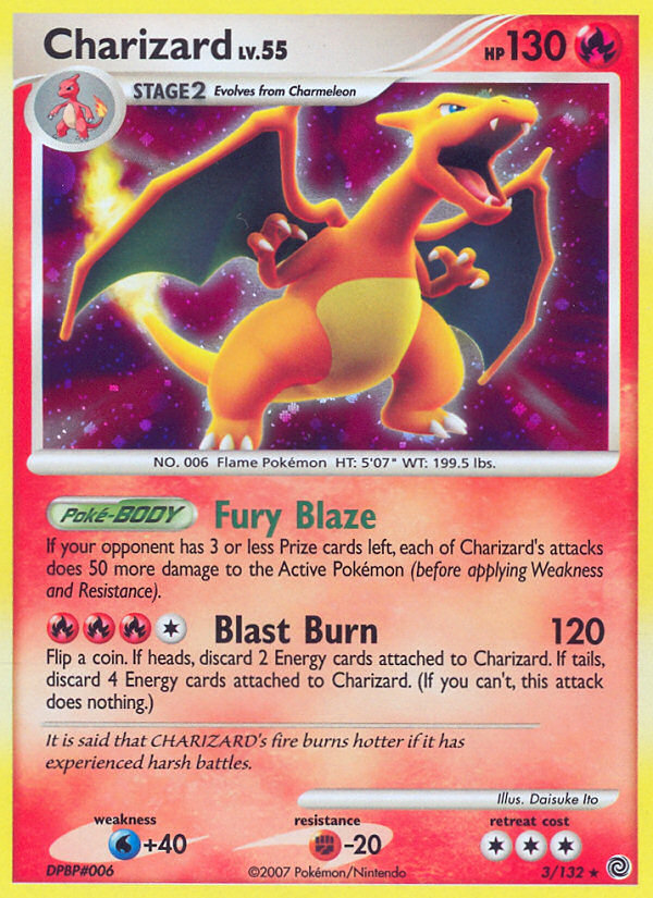 Charizard (3/132) [Diamond & Pearl: Secret Wonders] | All Aboard Games