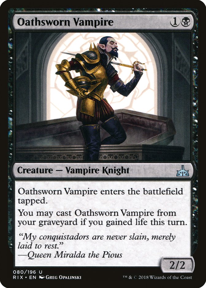 Oathsworn Vampire [Rivals of Ixalan] | All Aboard Games