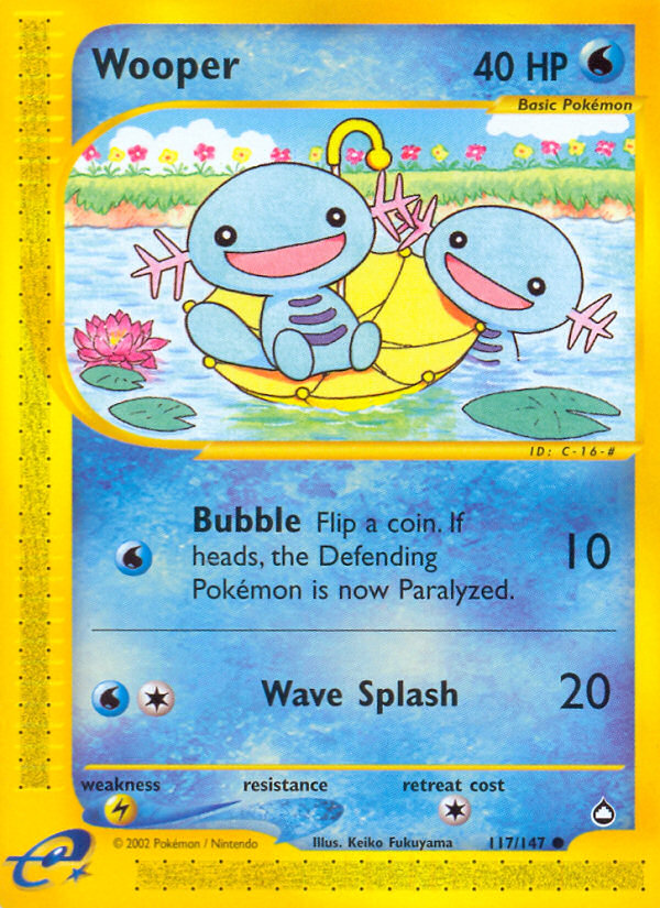 Wooper (117/147) [Aquapolis] | All Aboard Games