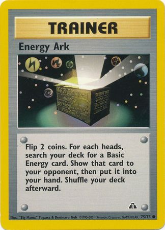 Energy Ark (75/75) [Neo Discovery Unlimited] | All Aboard Games