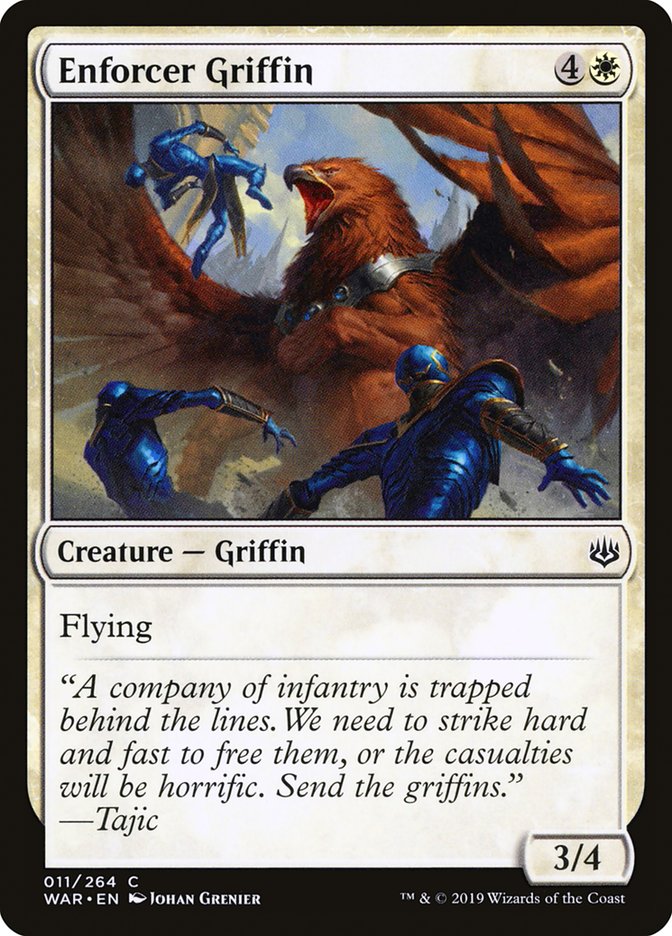 Enforcer Griffin [War of the Spark] | All Aboard Games