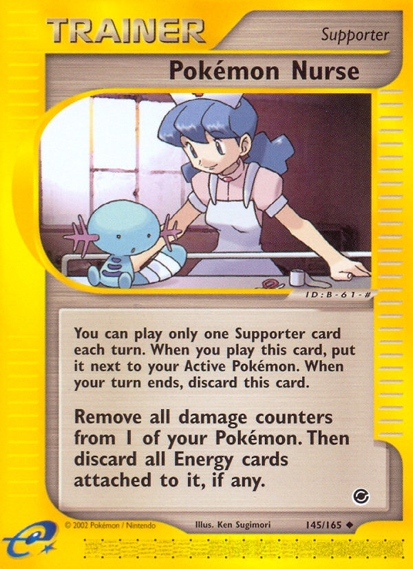 Pokemon Nurse (145/165) [Expedition: Base Set] | All Aboard Games