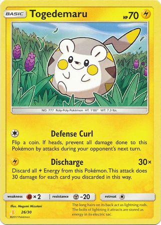 Togedemaru (26/30) [Sun & Moon: Trainer Kit - Alolan Raichu] | All Aboard Games