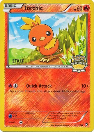 Torchic (12/111) (City Championship Promo Staff) [XY: Furious Fists] | All Aboard Games