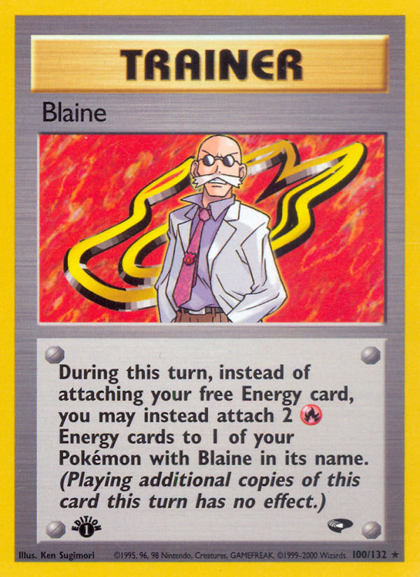 Blaine (100/132) [Gym Challenge 1st Edition] | All Aboard Games