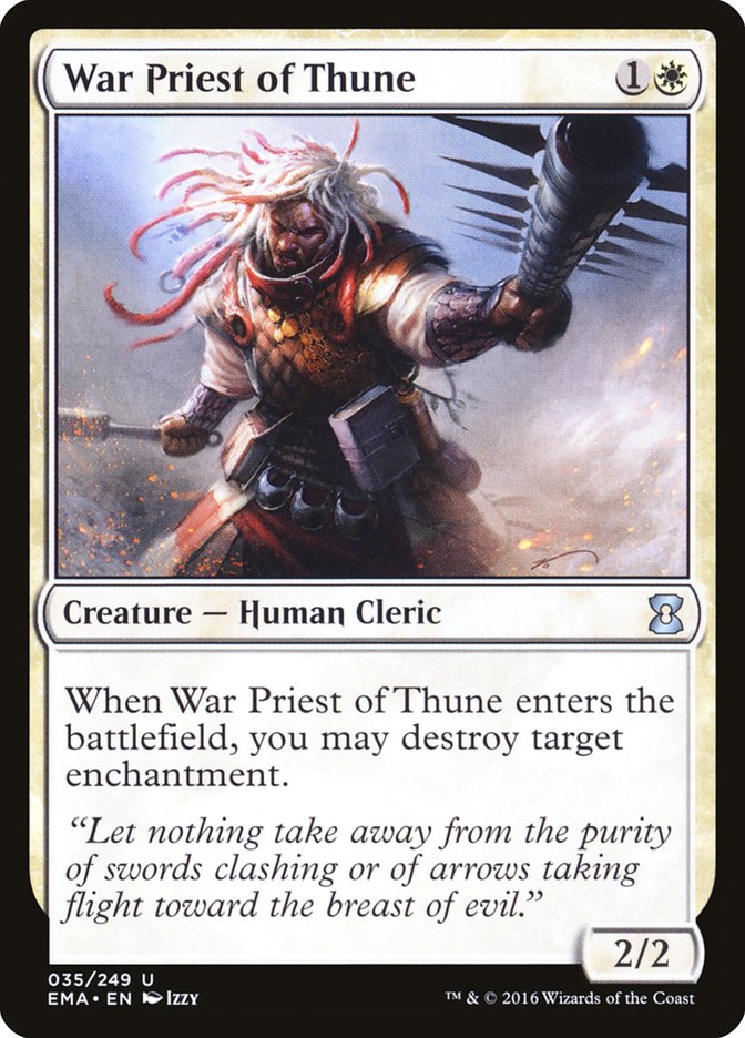 War Priest of Thune [Eternal Masters] | All Aboard Games