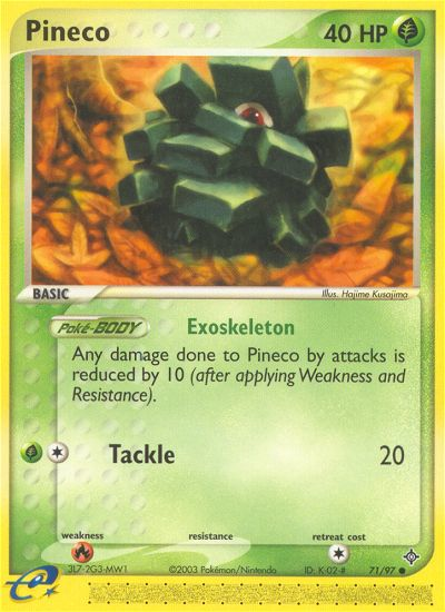 Pineco (71/97) [EX: Dragon] | All Aboard Games