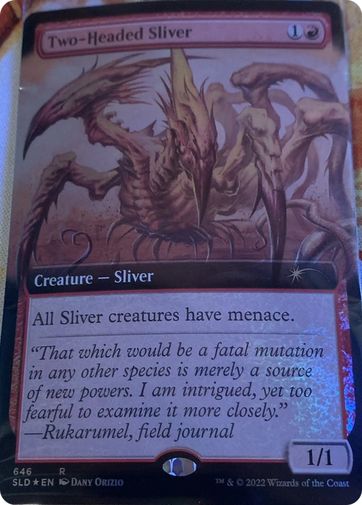 Two-Headed Sliver (Extended Art) [Secret Lair Drop Promos] | All Aboard Games