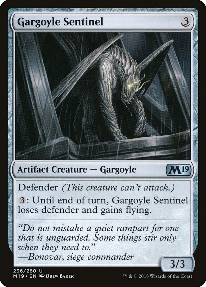 Gargoyle Sentinel [Core Set 2019] | All Aboard Games
